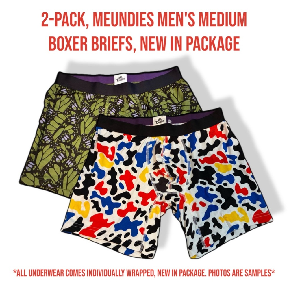 2-Pack, MeUndies Men's Boxer Briefs, New in Package